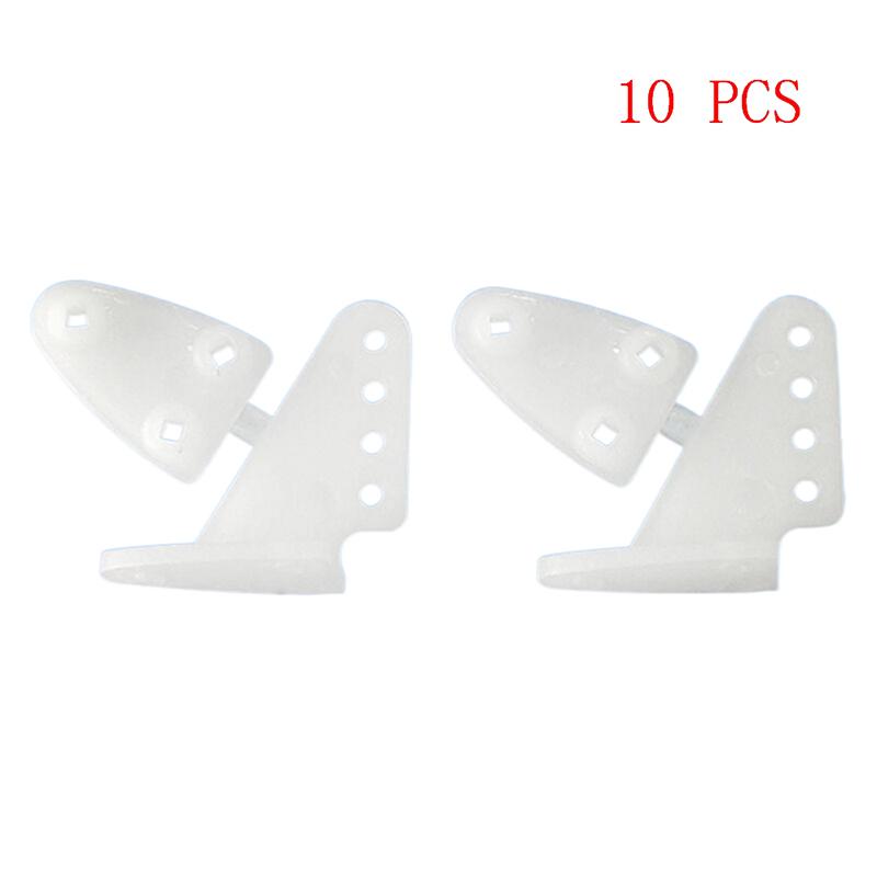 

10Pcs Electric Planes Foam Model Accessories Nylon Pin Horn/ Zip Horns Without Screws 3 Hole/4 Hole Rc Airplanes Parts B 10pcs