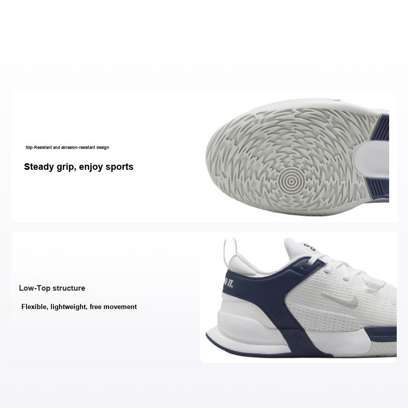 Nike Boys White/Light/Silver Crosscourt Gs Midnight Navy Kids Sneakers - Fn2231-101 Cm