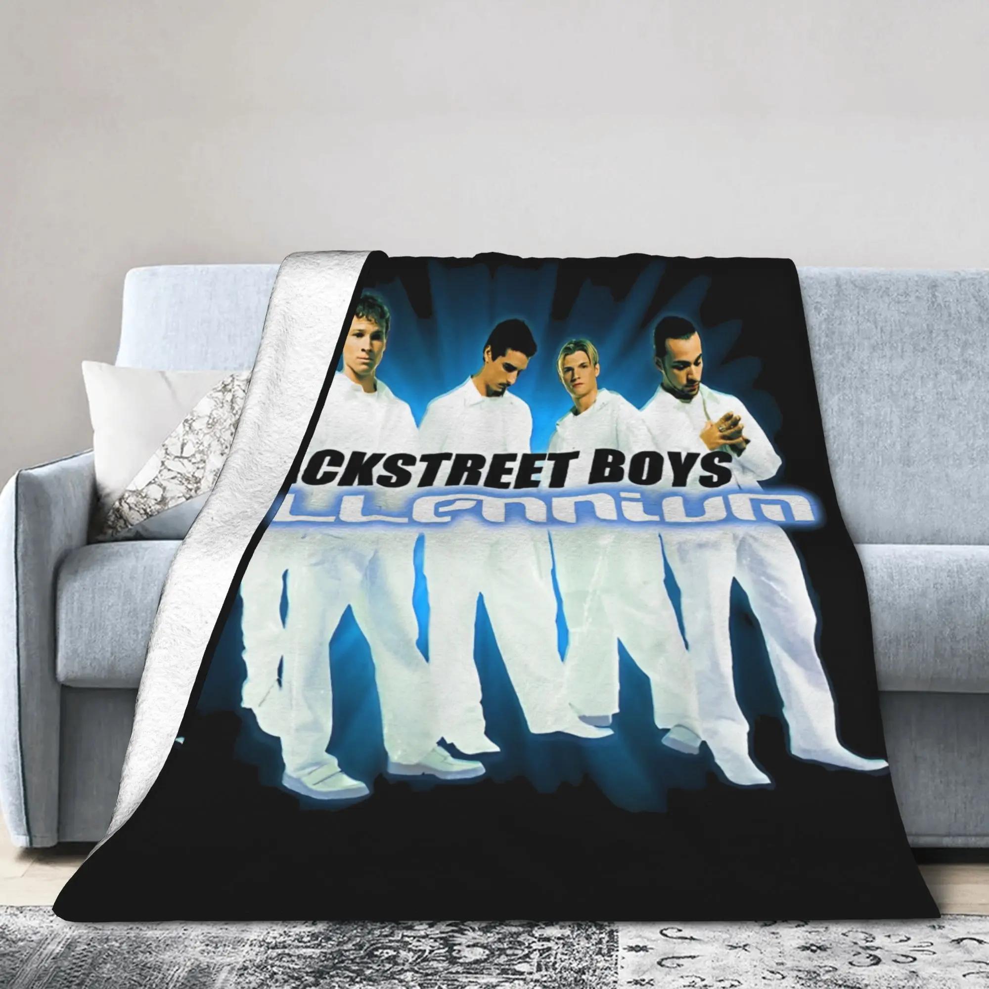 Backstreet Boys BSB Millennium Fleece Blanket Super Soft Music Fan Throw Blanket for Bed Sofa Couch Xcm 75X95CM