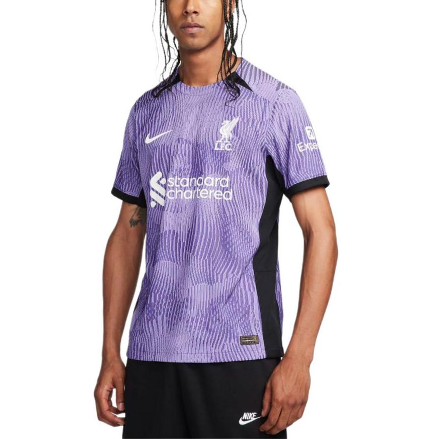 Nowe koszulki piłkarskie Nike Dri Fit ADV Match Liverpool Team Unisex Fioletowe DX9758-568