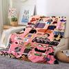 Cozy F-Friends Comedy Movie Characters Flannel Blanket for Beds Room Decoration Picnic - Customizable Gift Blanket