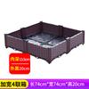 XL Family Thickened Rectangular Plastic Planter Trough for Balcony Rooftop Outdoor Vegetable Growing Wholesale