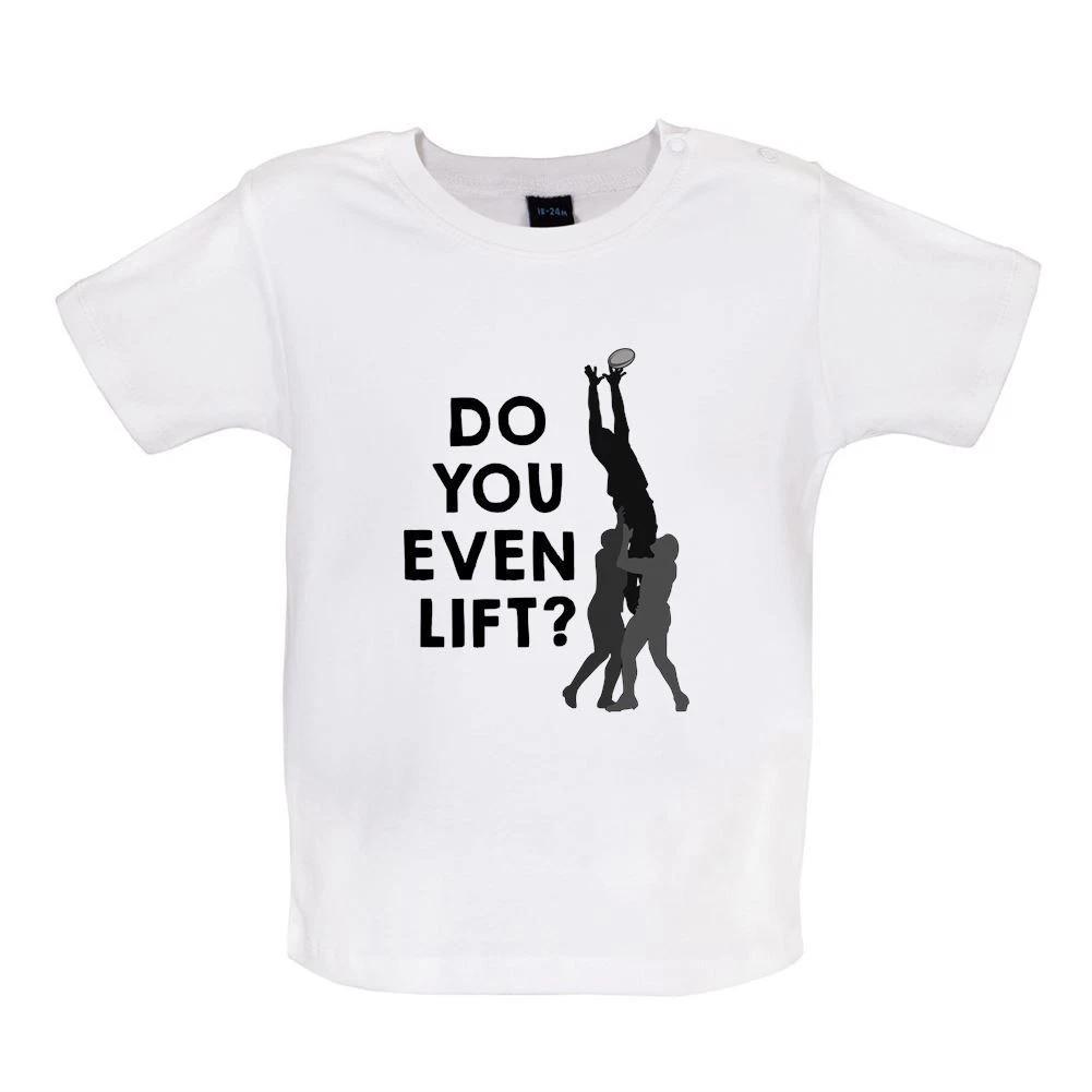 

Do You Even Lift - Baby Kids Boys Girls Unisex T-Shirt / Babygrow - Rugby League Union Nations England 160