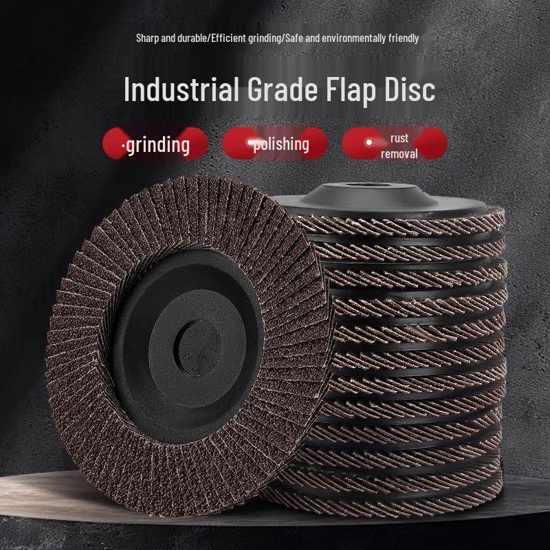 Thickened 100mm Stainless Steel Angle Grinder Flap Disc for Polishing.