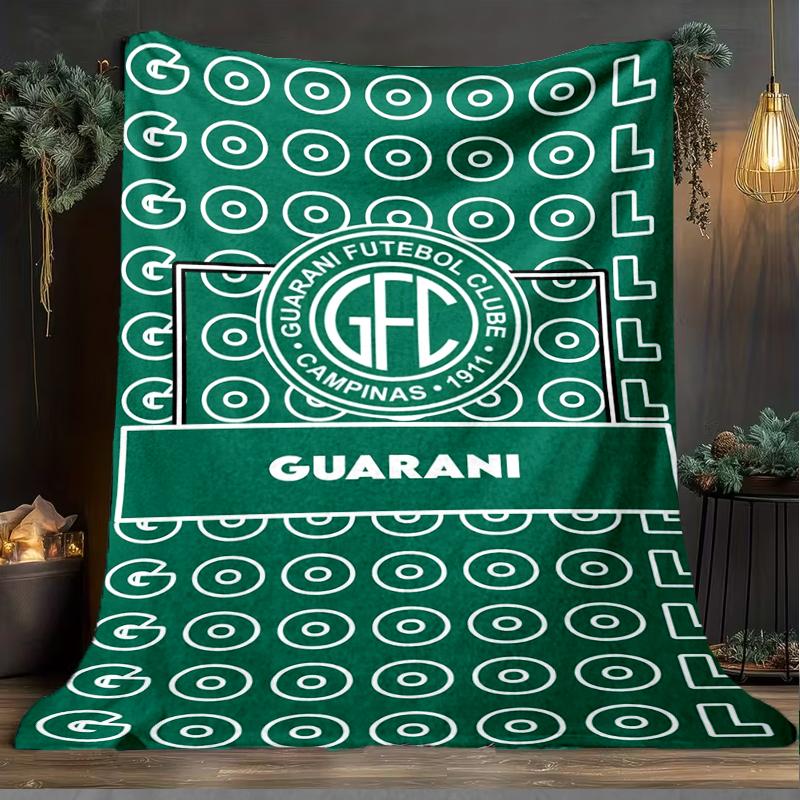 1PC Football Club Emblem Printed Soft Flannel Blanket Throw for Adult Bedroom Living Room Sofa Camping Travel Fan gifts Christmas Gifts