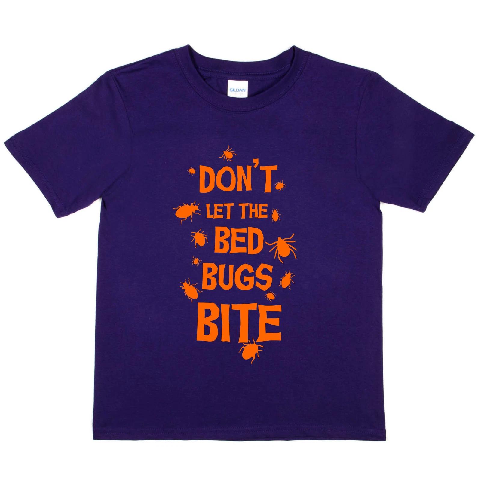 Halloween Costume Tee Don t Let Bed Bugs Bite Spooky Funny Kids T shirt 4XL