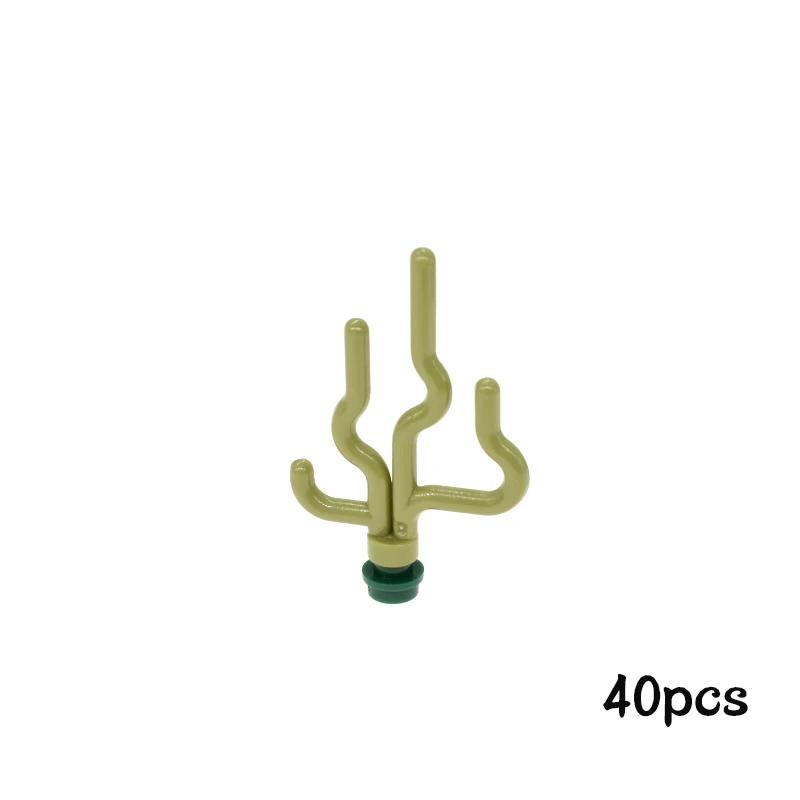 Non-Toxic Moc Building Blocks Plant Bush Tree Flower Grass Diy Buildingparts Creative Bricks 2417 2423 4727 6255 30176 33291 32607 Toys