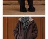 Unisex Autumn Retro Waterproof Stand-Up Collar Sporty Jacket, Solid Color, Loose Fit.