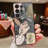 Magnetic Phone Case For Samsung Galaxy S25 S26 Ultra Edge S24 S23 FE A17 A56 A37 A16 A55 A15 A36 A35 A54 5G Cartoon Floral Cover