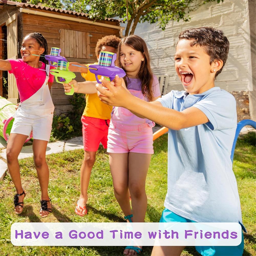 Foam Disc Launcher Flying Disc Handheld Shooting Game Outdoor Backyard Toy for Kids Birthday Gifts School Class Prizes