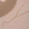 Vibrant Round Diamond Pendant On Delicate Gold Chain for Energetic Seaside Adventures and Commuting Style