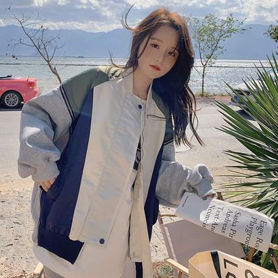 Baseball Uniform for Women Spring and Autumn New Design Niche Korean Style Loose and Versatile Student Jacket