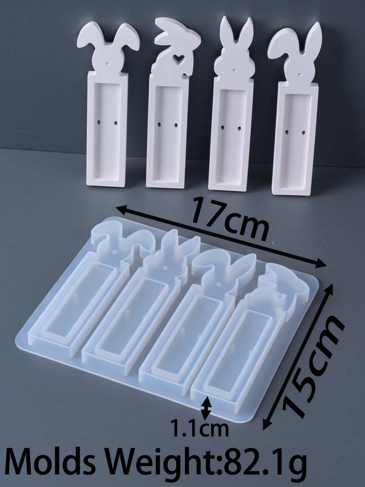 

Easter Bunny Chocolate Holder Silicone Mold DIY Cash Gift Box Casting Molds Plaster Resin Gifts Money Holder Craft Making