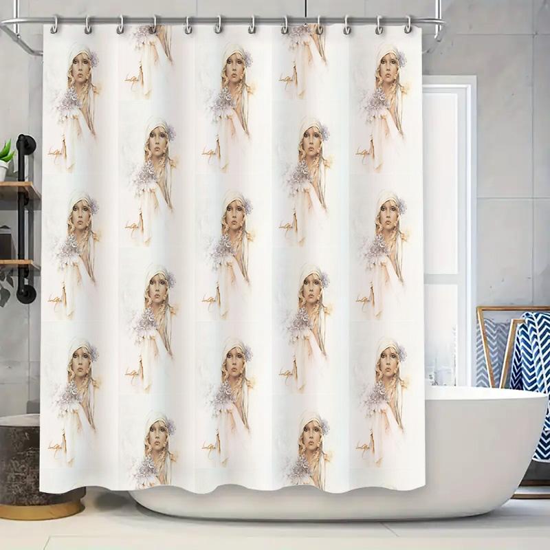 

Шторка для душа Цветочный Винтажный Ботанический Узор Водонепроницаемая Ткань Декор Ванной Комнаты Стиль Фермерского Дома Сельский Декор Дома Современный Художник 90x180cm