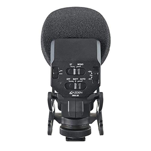 AZDEN gun microphone stereo monaural SMX-30II