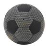 Reflective Soccer Ball PU Leather Durable Wear Resistant Reflective Football for Indoor and Outdoor School Training