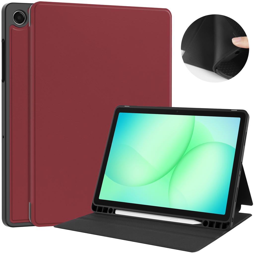 For Samsung Galaxy Tab A11+ Stand Case TPU Leather Front-Support Tablet Cover