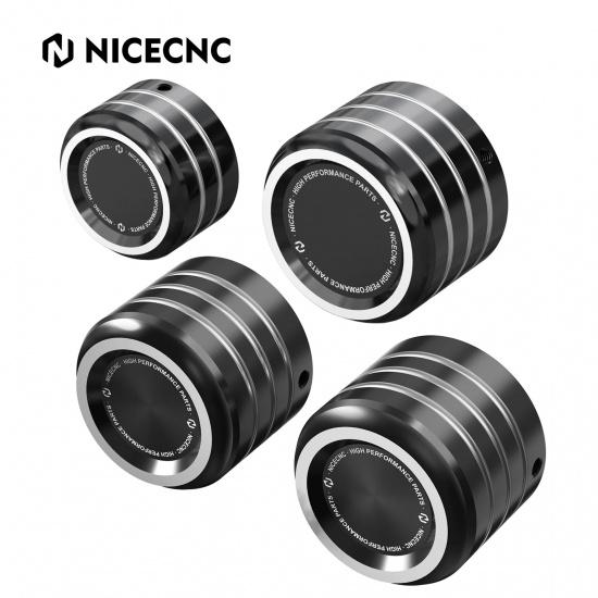 For 2008-2022 Harley Forty Eight Seventy Two Iron 883 Sportster 1200 Roadster Nightster SuperLow Front Rear Axle Nut Cover Caps