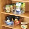 3-Tier Packet Organizer Bin Clear Plastic Storage Tea Bags Coffee Sweeteners Cocoa Mix Countertop Bathroom Office Use