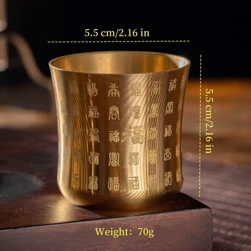 Pure Copper Bowl Mini Vodka Liqueur Cup,Spirits Chalice Cup Retro Wine Tea Whiskey Cups Buddhist Bowl Home's Gift Decorative