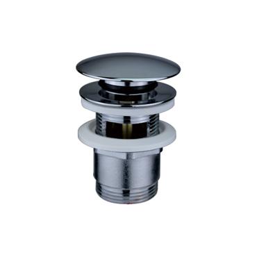 China Supplier Cap Brass Pop up Waste Sink Pop up Drain With Overflow Click Clack Waste Top Quality Professional Pop up Waste Brass