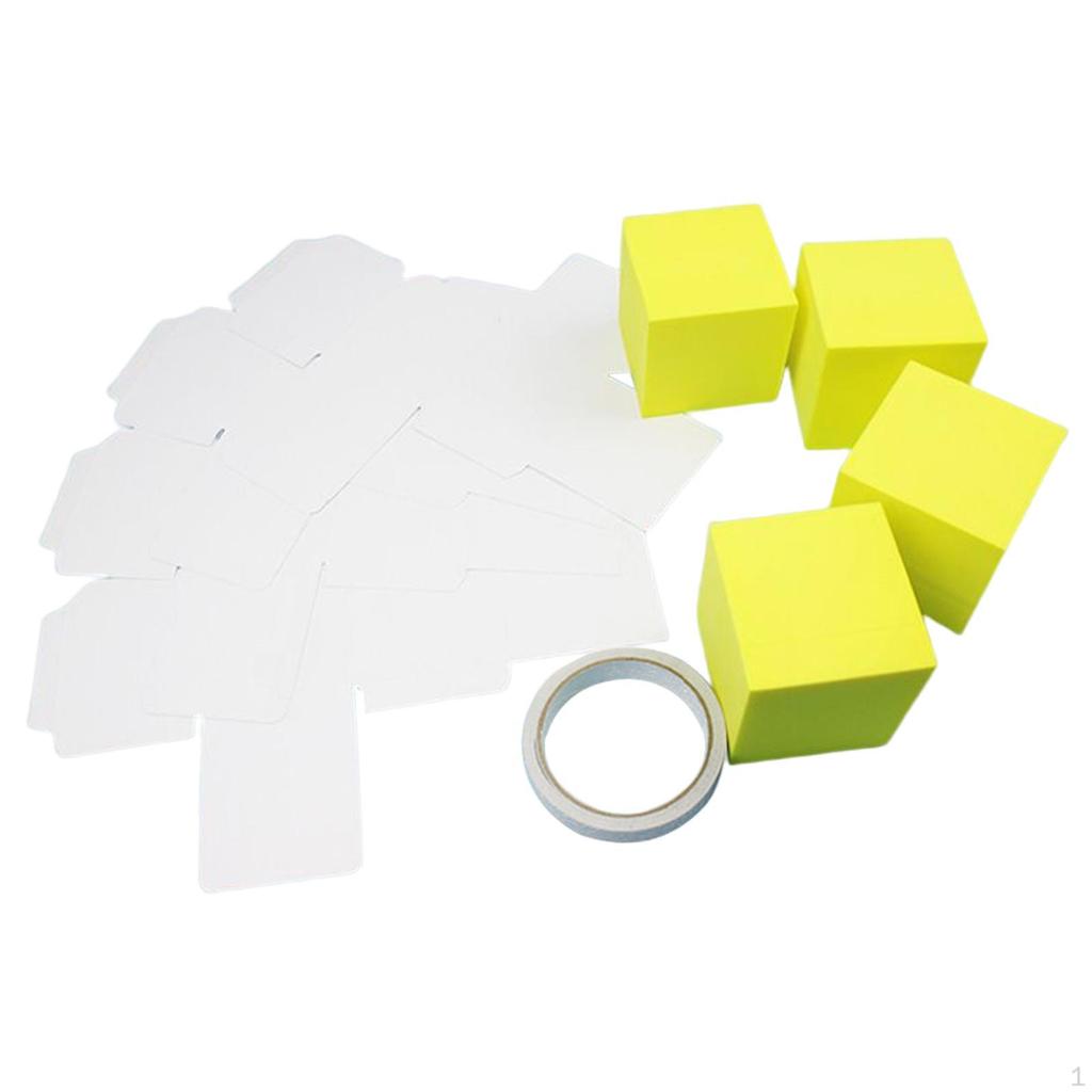 Foam Language Games Learning Toy Multicolor Sided Blank for Classroom Teaching Aids