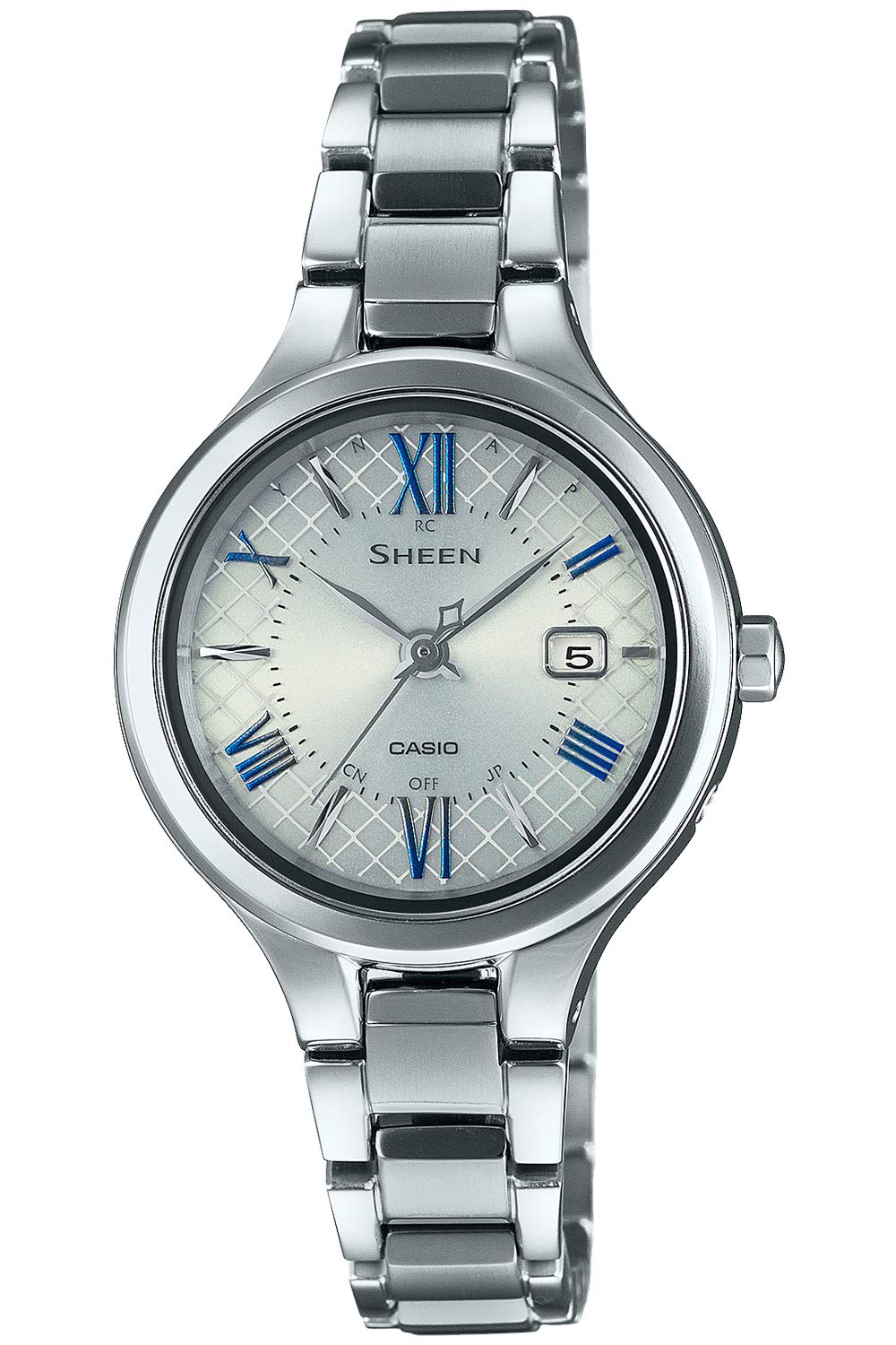 

Casio Watch, Scene, Radio Controlled Model, Titanium Series, SHW-7000TD-7AJF, Women s, Silver
