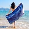 Double-Sided Plush Microfiber Beach Towel, 70x150cm - Quick-Drying, Skin-Friendly, Portable Shawl
