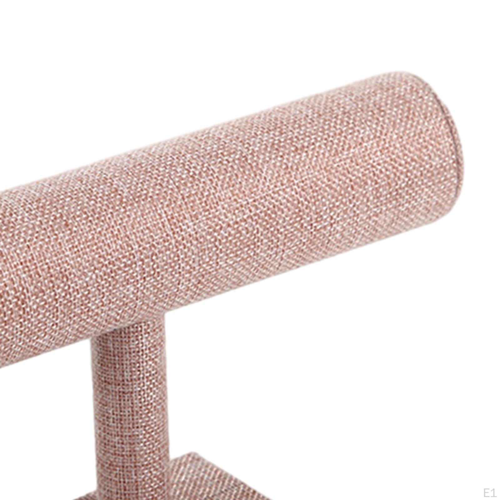 Браслет-органайзер Стенд T-образный декоративный настольный браслет из мешковины — фото 3