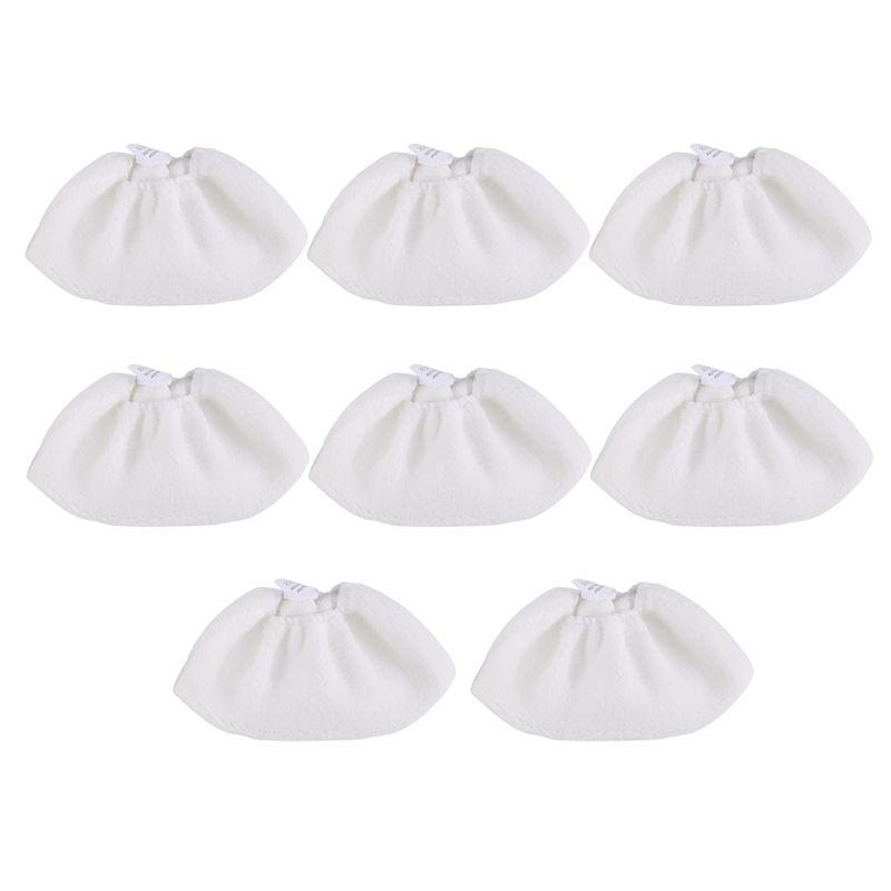 

AEE4-8 Pack Hand Tool Terry Cloth Covers,For Hand Nozzle,For Karcher Steam Cleaner SC 2, SC 3, SC 4, SC 5 білий