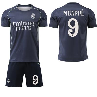 2025-26 Real Madrid Away Jersey #7 Vinícius #5 Bellingham #9 Mbappé Football Jerseys