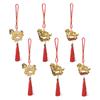 2026 Horse Ornament Chinese New Year Decoration Year Of The Horse Zodiac Animal Tassels Charms For Bonsai Car Rearview Mirror