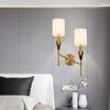 Cloth Wall Lamp Nordic Postmodern Bedside Lamp Living Room Bedroom Model House Villa Corridor Light
