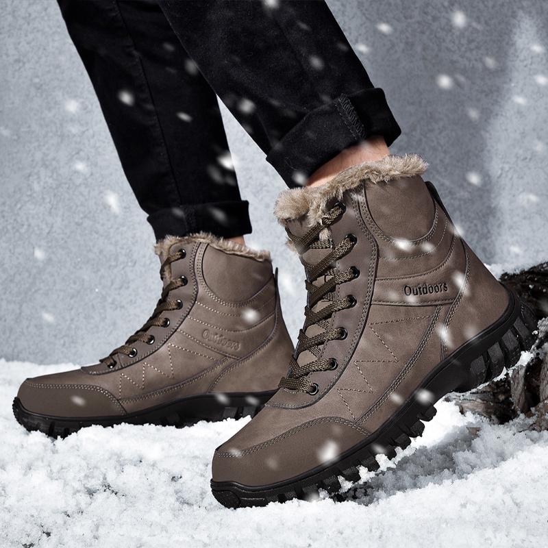 Men Winter Boots Shoes Warm Fashion Sneakers 2024 Winter Outdoor High Quality Men Snow Boots Casual Shoes Men Luxurious Boots