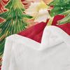 Merry Christmas Throw Blanket Watercolor Cartoon Xmas Trees Fleece Blanket for Kids Teens Adults Winter Snowflake Decor New Year