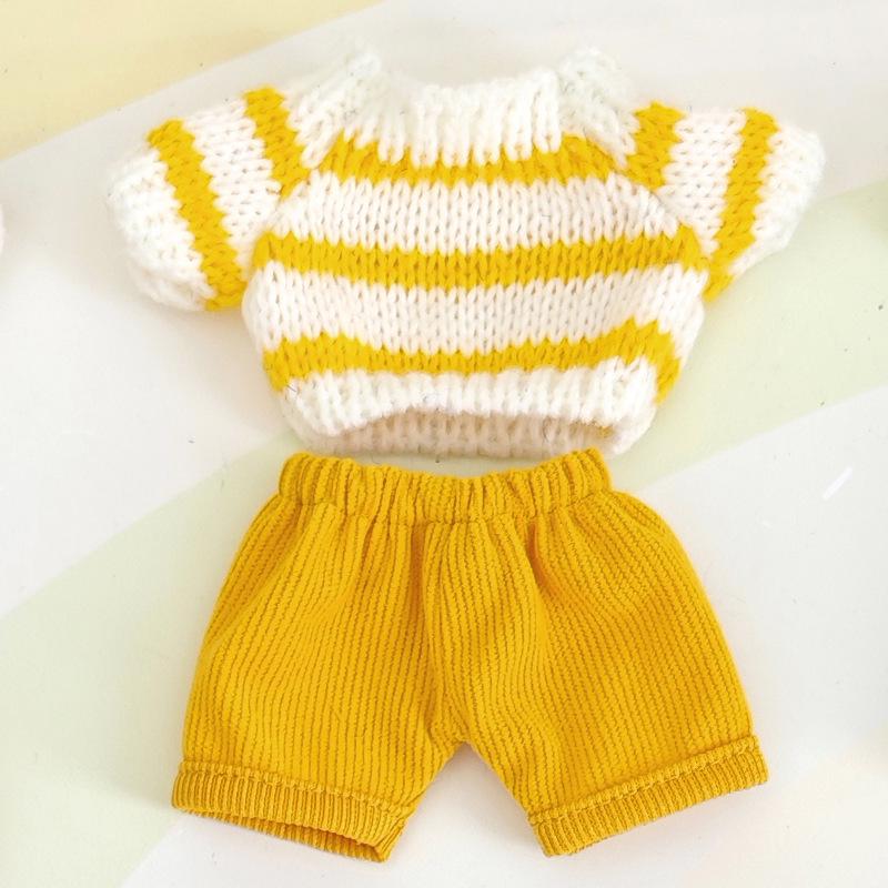 

Одежда для куклы Лабубу 17 см: Шорты, Брелок, Подвеска для сумки, Комплект свитера Suitable for 17cm Little Doll Keychain