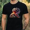 T-Shirt Herren Geologische Katastrophe Motiv Baumwolle Größe XS bis 5XL