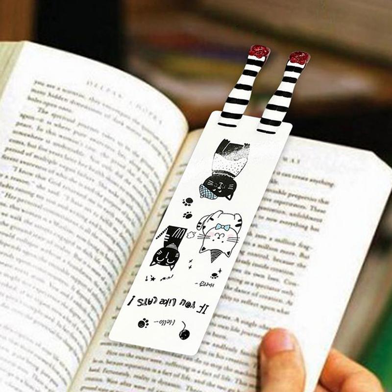 Ruby Slippers Bookmark 3D Witch Bookmark Multifunctional Cat Book Desk Decor Decorative Desk Decorations Funny Book Marks Gifts