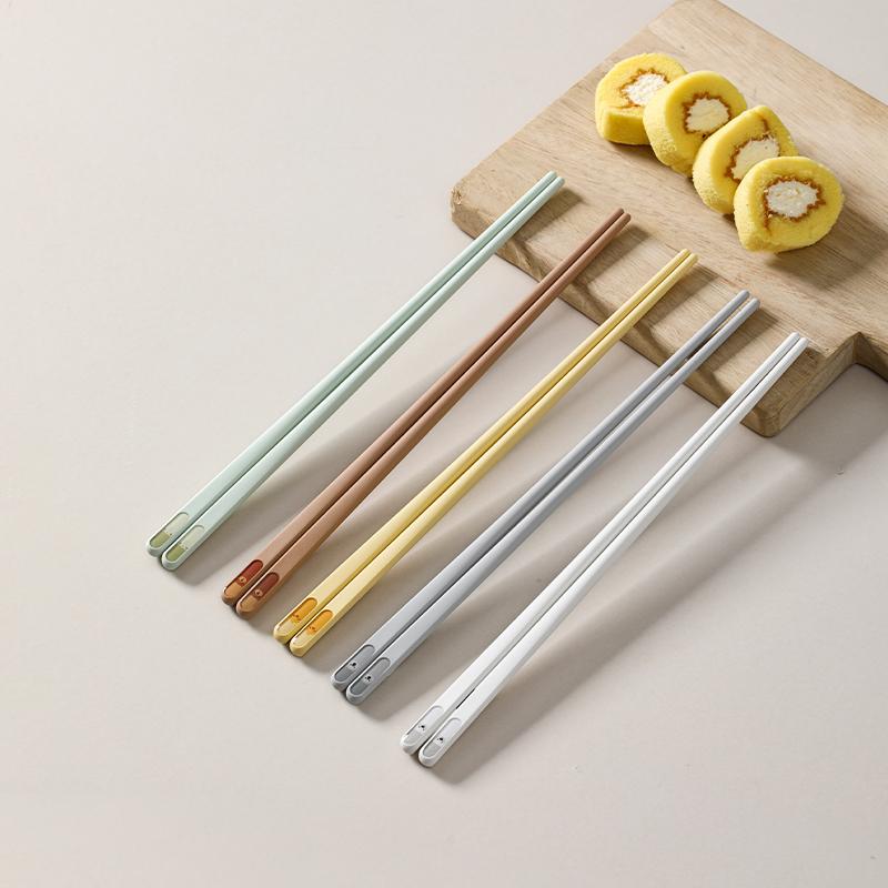 High Temperature Resistant Alloy Chopsticks High-end Cartoon Tableware New Household Antibacterial Anti Slip Anti Mold Chopstick