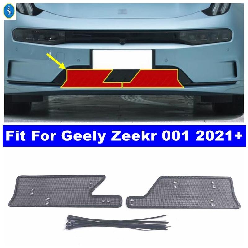 Car Front Grille ert Net Anti-ect Screening Net Protective Head Mesh Accessories Cover For Geely Zeekr 001