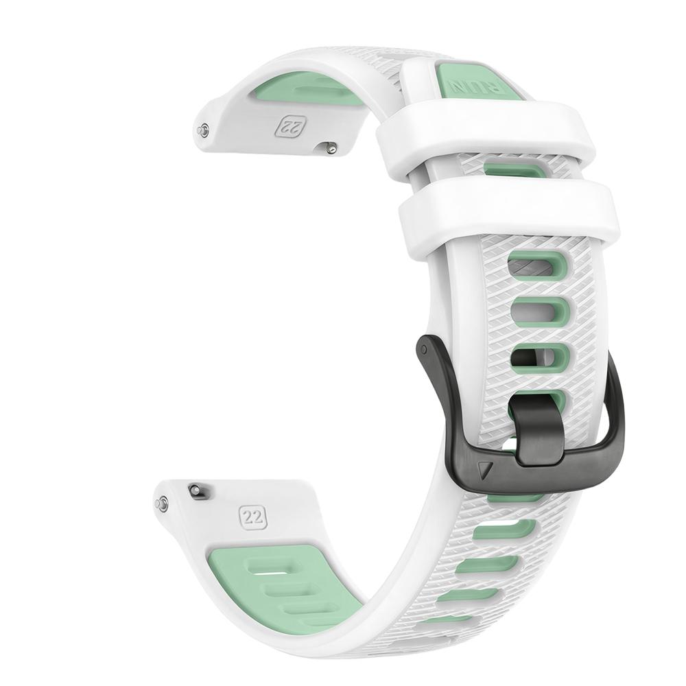 Two-tone Silicone Watch Strap For Garmin Forerunner 265 255 Music 570 47mm/Venu 4 3 2 45mm/Vivoactive 4 Watch SmartWatch bands