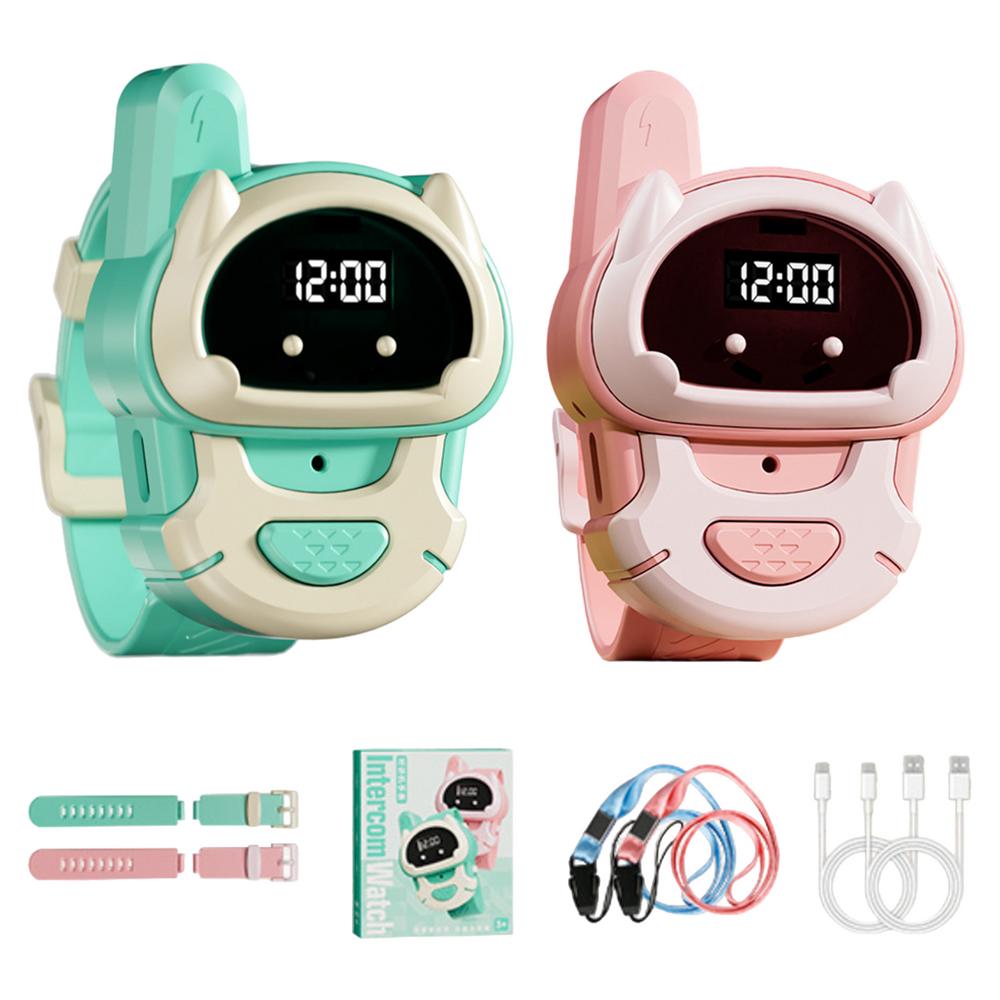 Walkie Talkie Watches For Kids Long Range Two-Way Interphone Outdoor Game Two-Way Radio Walky Talky Watch Children Long Range