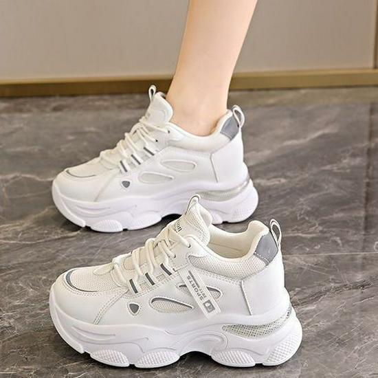 Petite Platform Sneakers for Women - Height-Boosting Casual Shoes in Extra Small Sizes