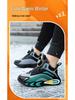 Boys' Fleece-Lined Waterproof Winter Sports Shoes - New 2025 Style, Lightweight, Non-Slip, Leather Running Shoes