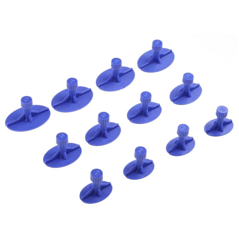 12 Pcs Dent Removal Repair Tool Kit Glue Pulling Tabs Maintenance Sucker Car Body Dent Repair Tools Customized