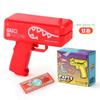 New And Peculiar Electric Money Spray Gun Money Gun Cartoon Money Spray Toy Banknote Gun Party Wedding Shooting Money
