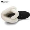 Waterproof Snow Boot Women's Plush Cotton Shoes Ladies Warm  High-top Boots Winter Outdoor Sneakers for Trekking Hiking
