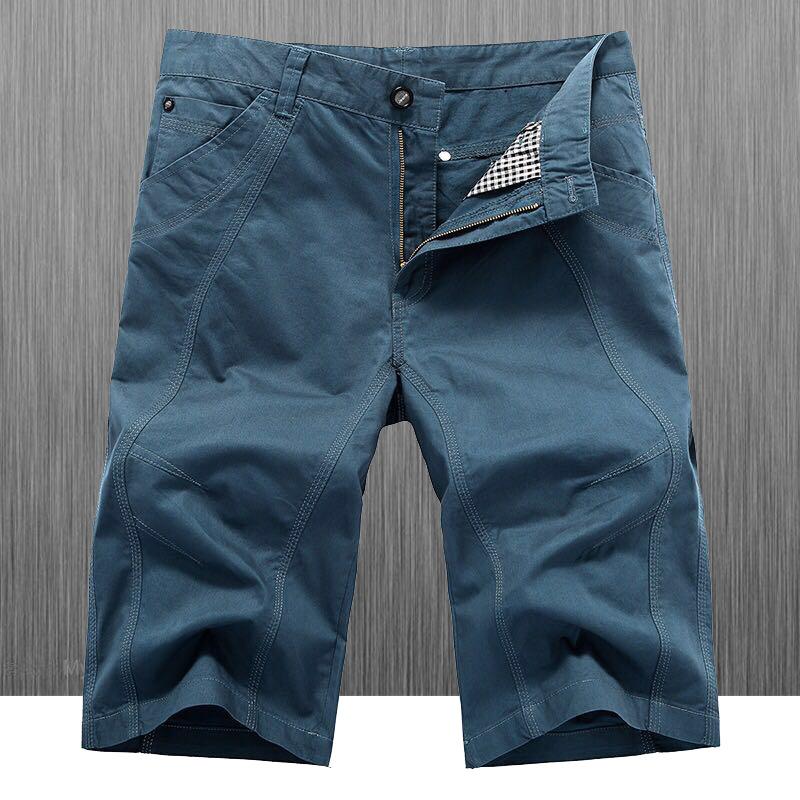 Summer Men 'S Cotton Casual Plus Size Shorts Youth Tooling 