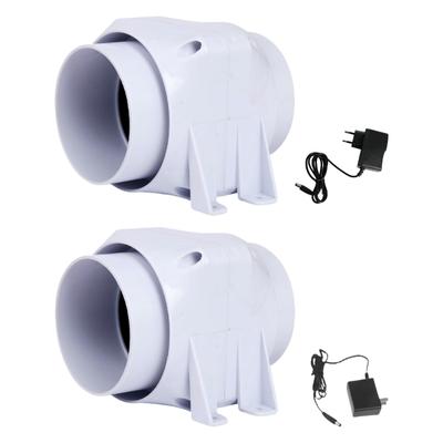 Adjustable Exhaust Fan Quiet Duct Extractors Air Boosters Fan Ventilation Exhaust Air Blower Ventilator Fan Home