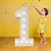 91.5cm Large Digital Lights Backdrop for Birthdays, New Year, Easter & Party Decor